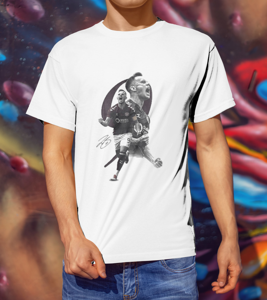 Shankland Series 1 Footballer Celebration Pose T-Shirt
