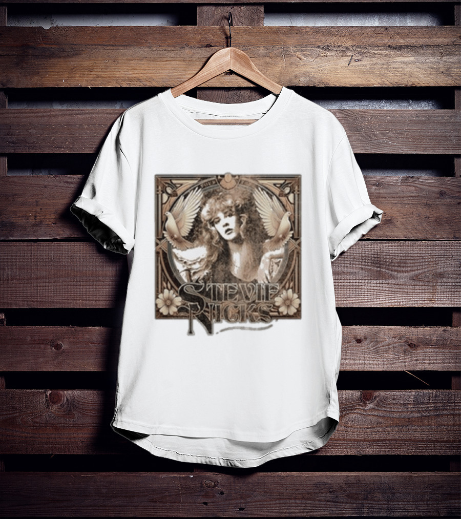 Stevie Nicks 2025 Tour Terracotta Doves Vintage Art Deco T-Shirt