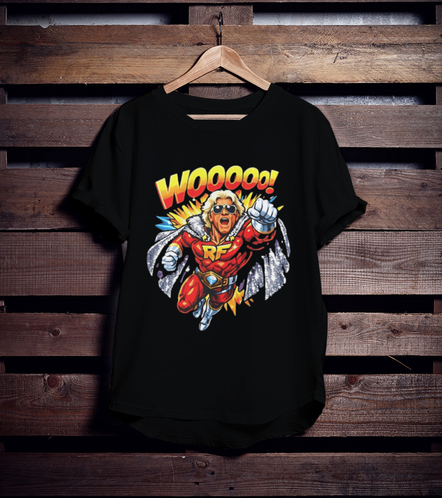 Woooo Super Flair RF Cartoon Hero T-Shirt