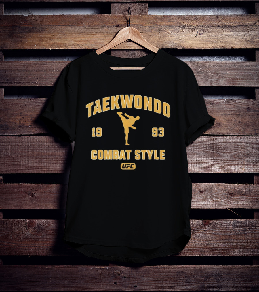 Taekwondo Combat Style UFC 1993 Retro Martial Arts Legend T-Shirt