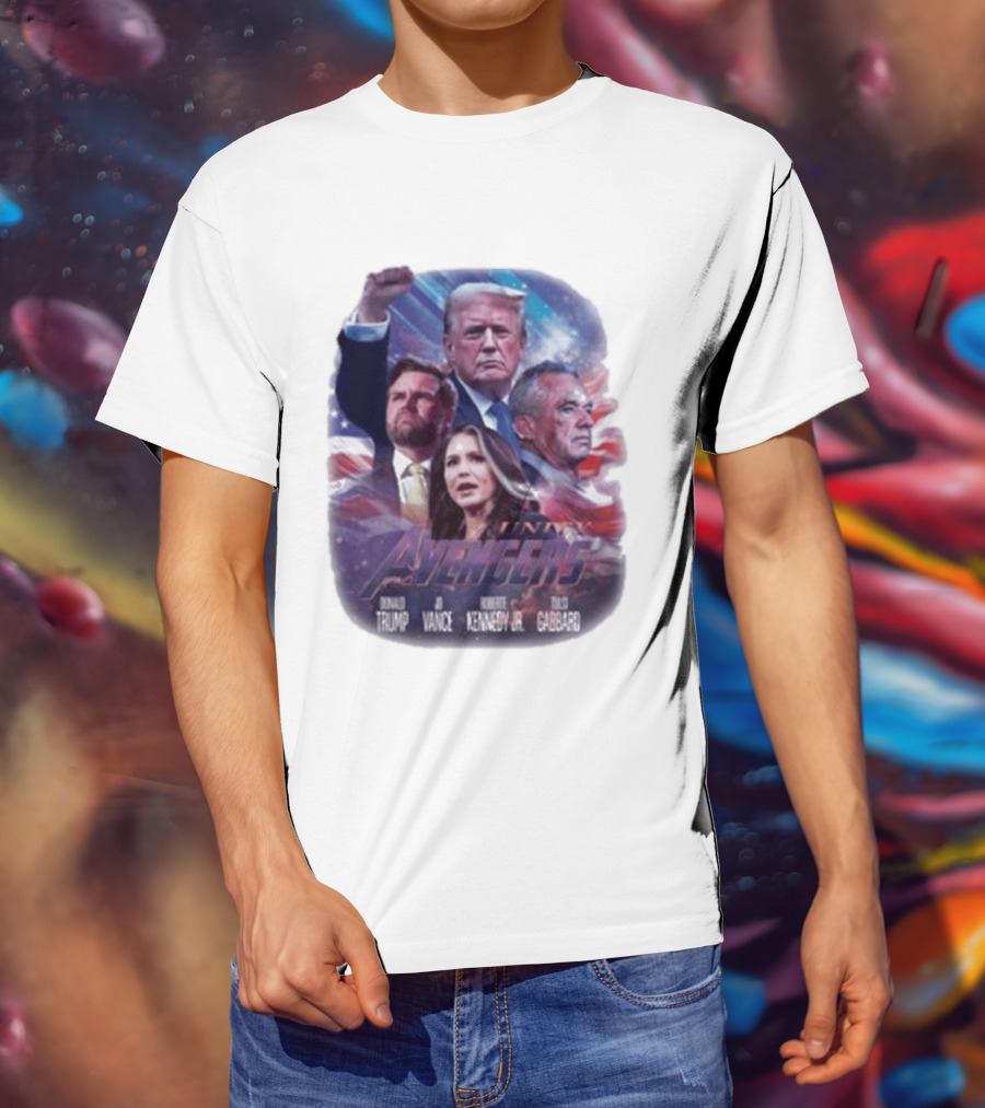 Unity Avengers Trump Vance Kennedy Jr Tulsi Gabbard T-Shirt