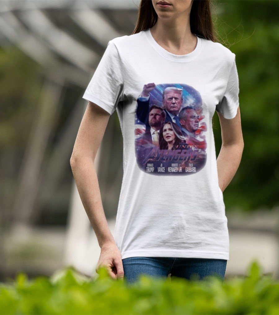 Unity Avengers Trump Vance Kennedy Jr Tulsi Gabbard T-Shirt
