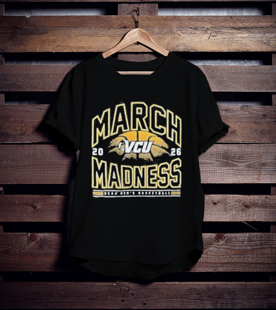 VCU Rams 2026 March Madness NCAA Men's Basketball Tournament T-Shirt