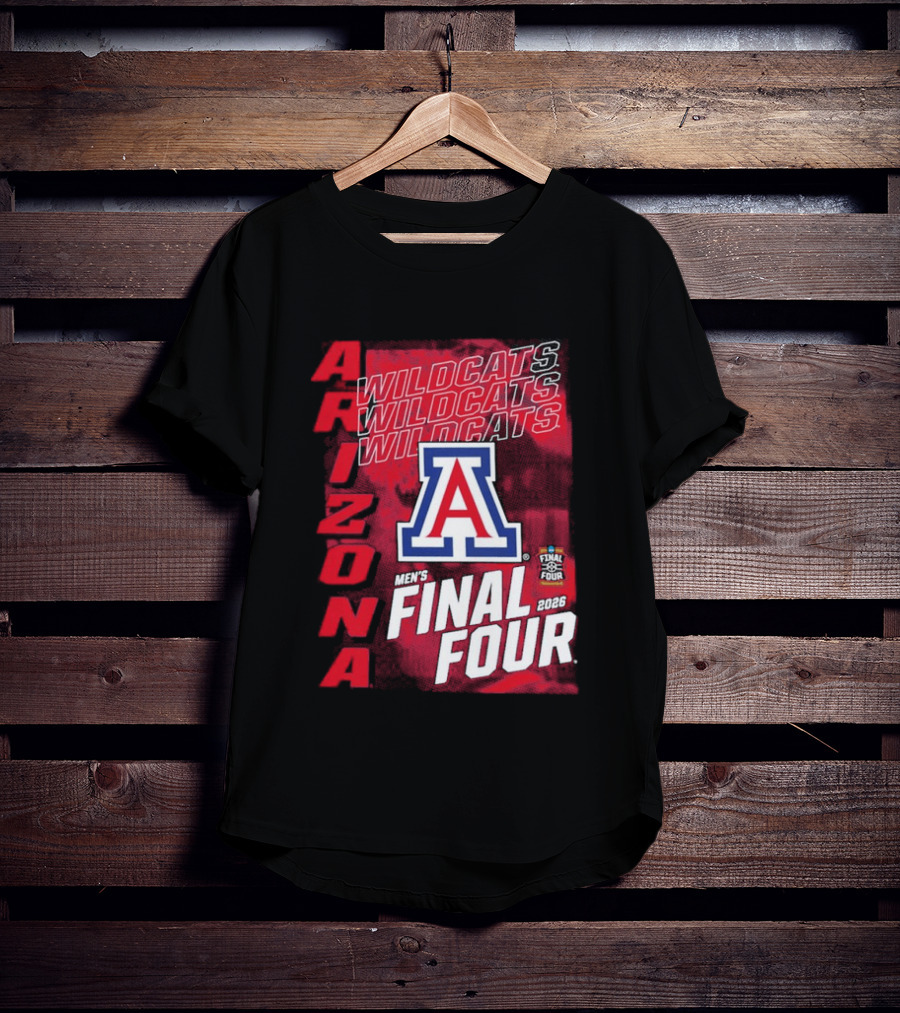 Arizona Wildcats 2026 Men's NCAA Final Four Basketball Tournament T-Shirt