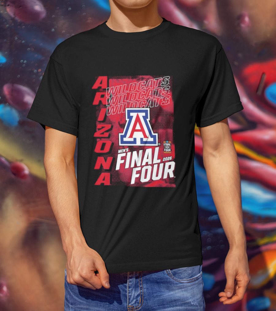 Arizona Wildcats 2026 Men's NCAA Final Four Basketball Tournament T-Shirt