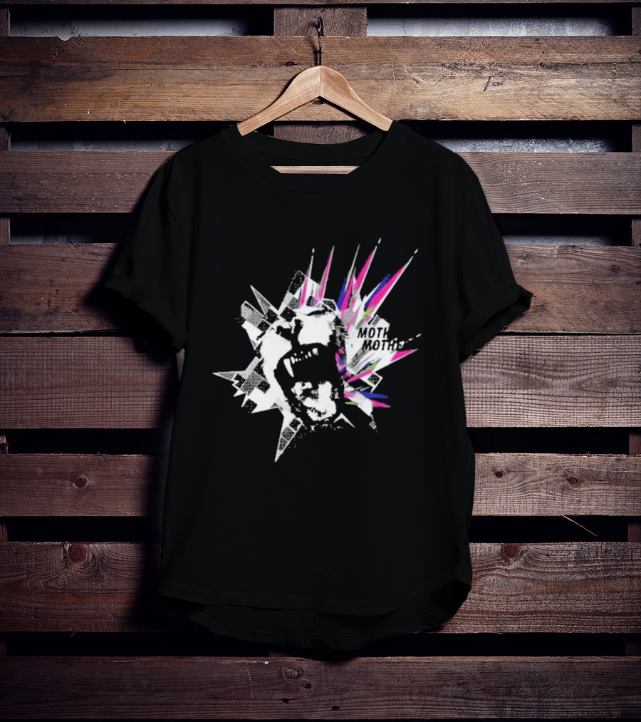 Mother Mother Eureka Deluxe Punk Rock Spiked Skull T-Shirt