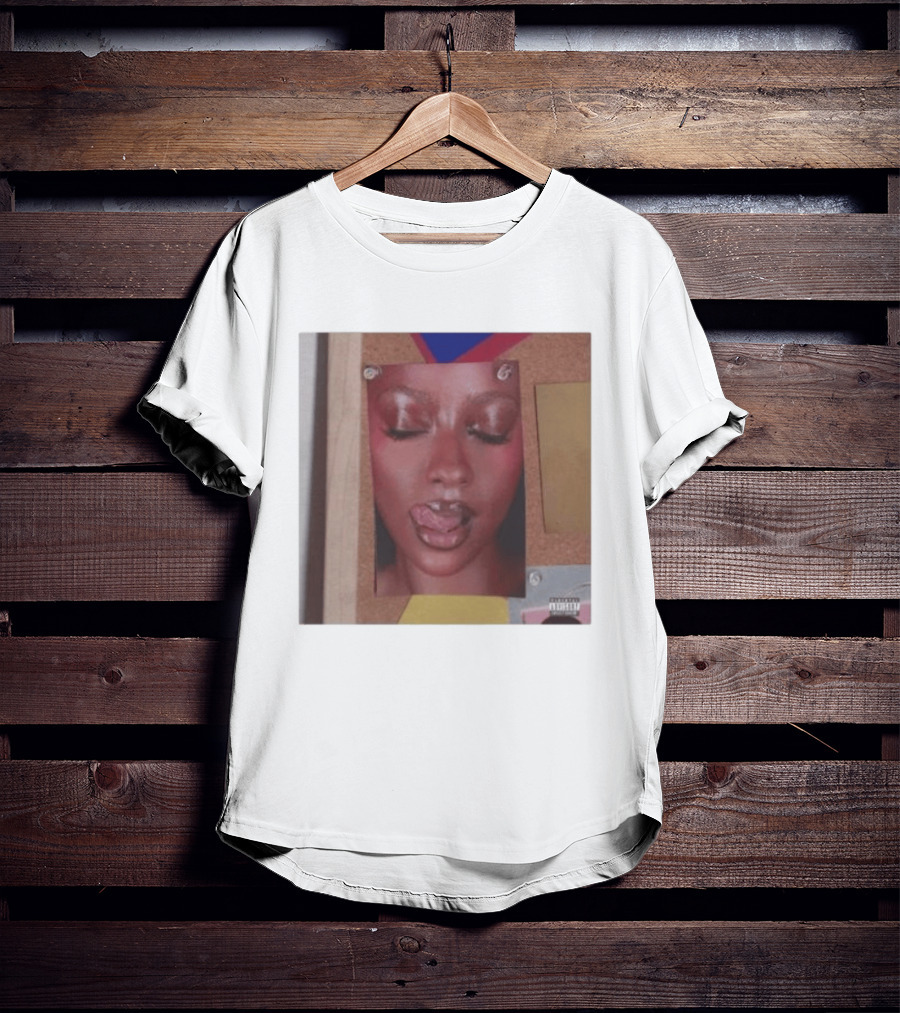 Candy Justine Skye Album Artwork With Portrait And Corkboard Accents T-Shirt