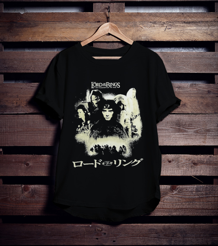 The Lord Of The Rings Fellowship Of The Ring Characters Japanese T-Shirt