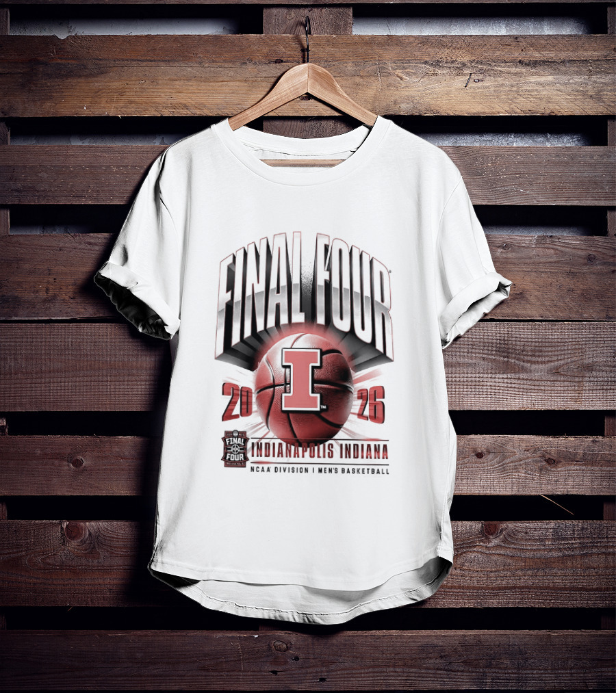 Final Four 2026 Illinois Fighting Illini NCAA Tournament March Madness Indianapolis T-Shirt