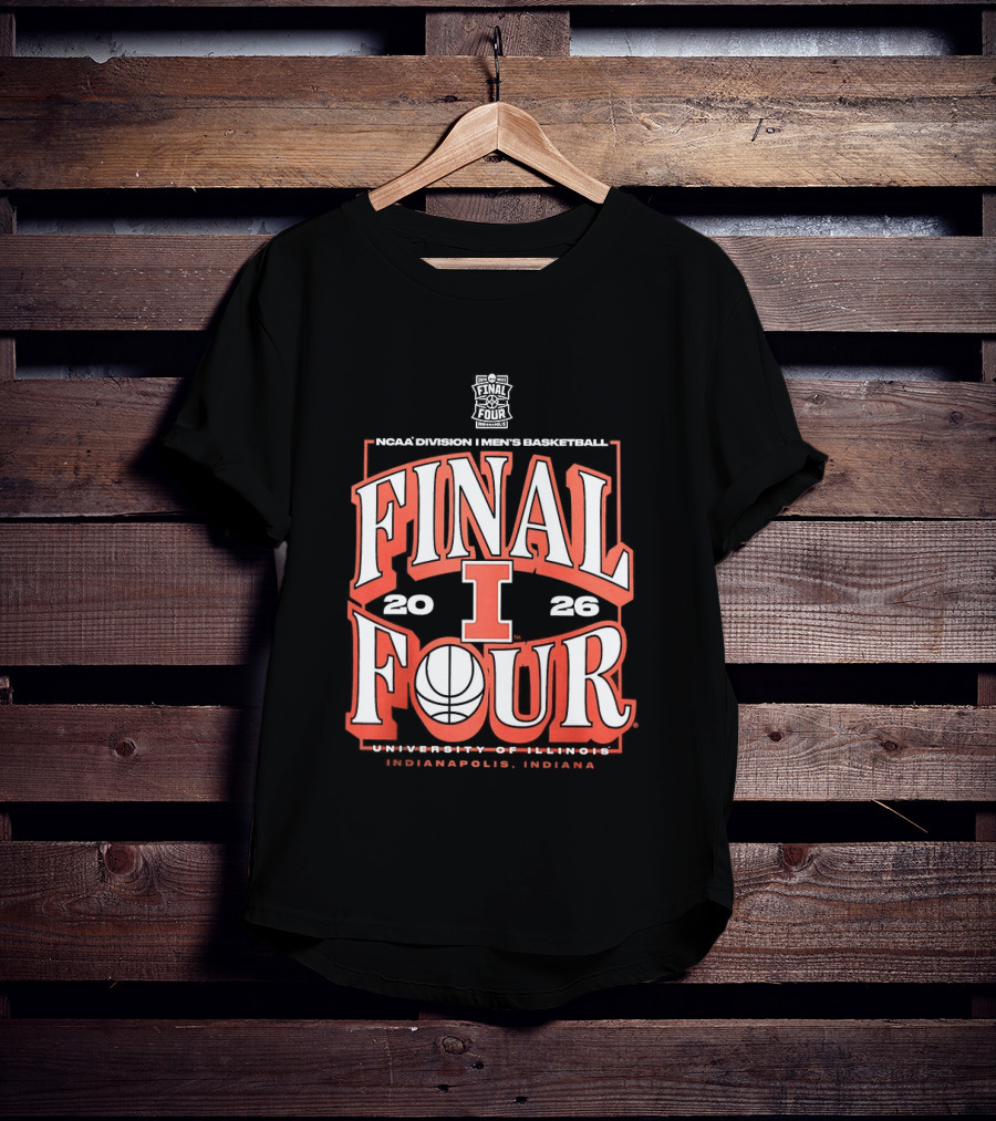 NCAA Division I Men's Basketball Final Four 2026 University Of Illinois Indianapolis T-Shirt