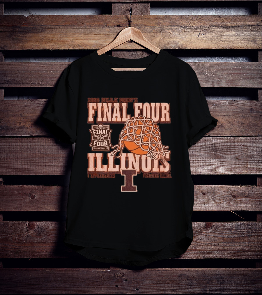 2026 NCAA Men's Final Four Illinois Basketball Indianapolis March Madness T-Shirt