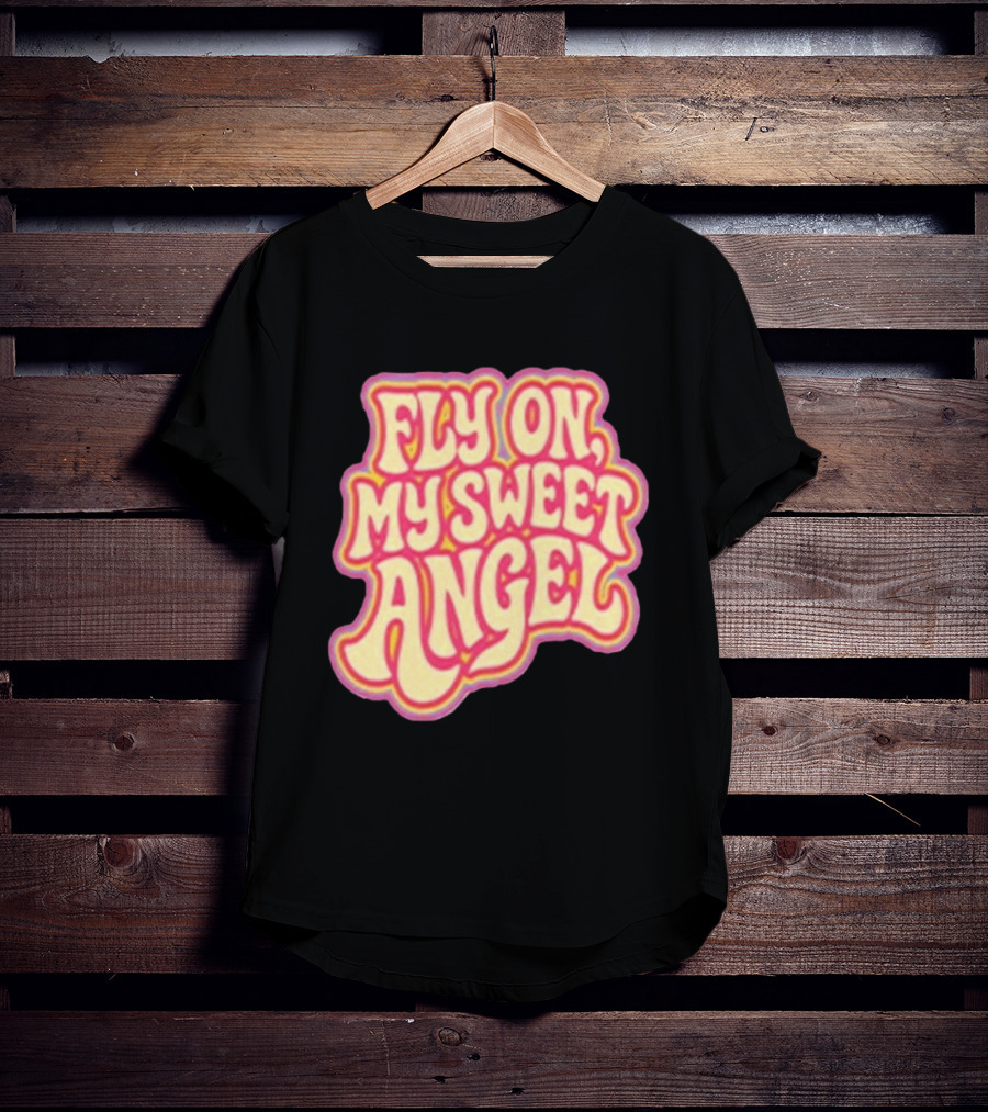 Jimi Hendrix Signed Fly On My Sweet Angel Psychedelic T-Shirt