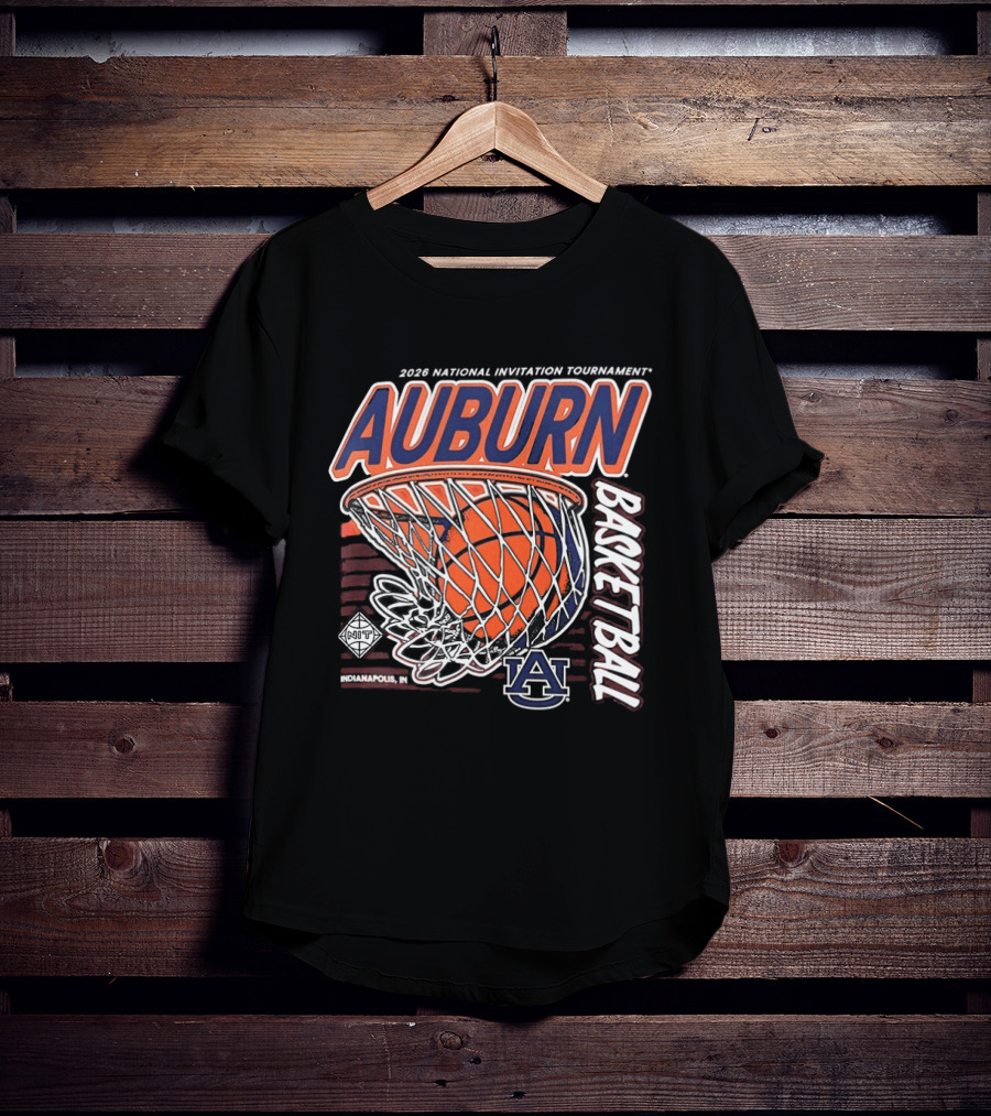 2026 National Invitation Tournament Auburn Basketball Indianapolis T-Shirt