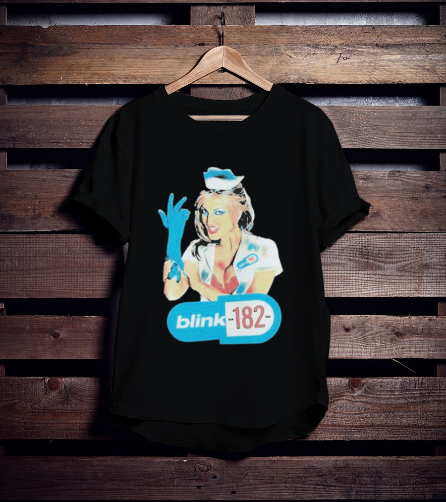 Blink 182 Enema Of The State Nurse Glove T-Shirt
