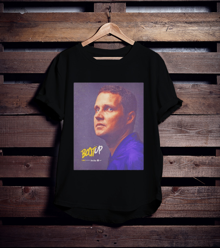 BOOT UP Will Wade LSU Nike Basketball Coach T-Shirt