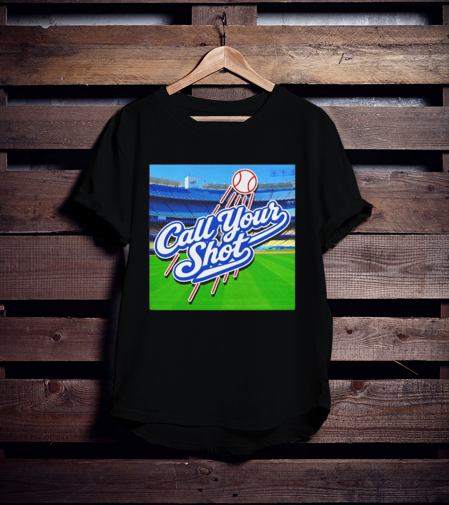 Call Your Shot Los Angeles Dodgers Stadium Baseball T-Shirt