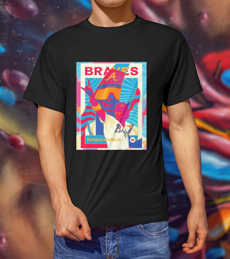 Ronald Acuña Jr OF Braves Atlanta Baseball T-Shirt