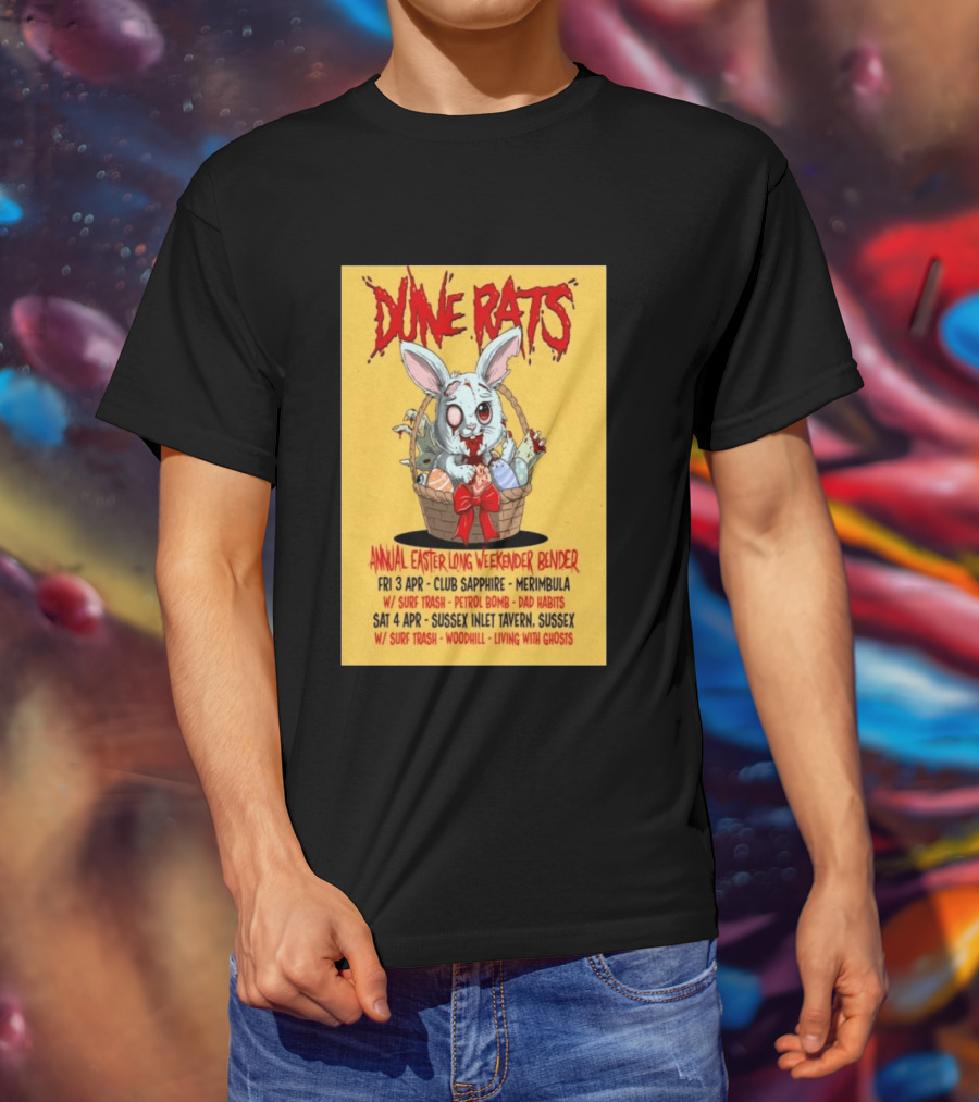 Dune Rats Apr 3 2026 Club Sapphire In Merimbula Australia T-Shirt