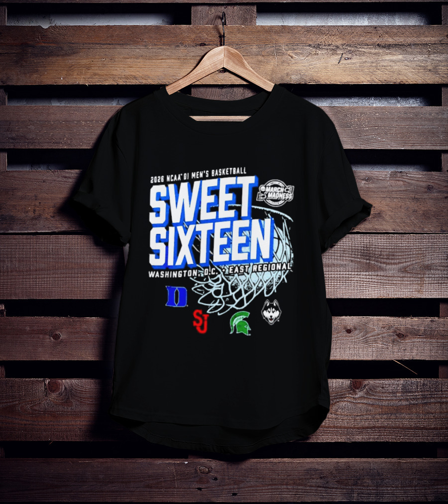 2026 NCAA Men's Basketball Sweet Sixteen Washington DC East Regional March Madness T-Shirt