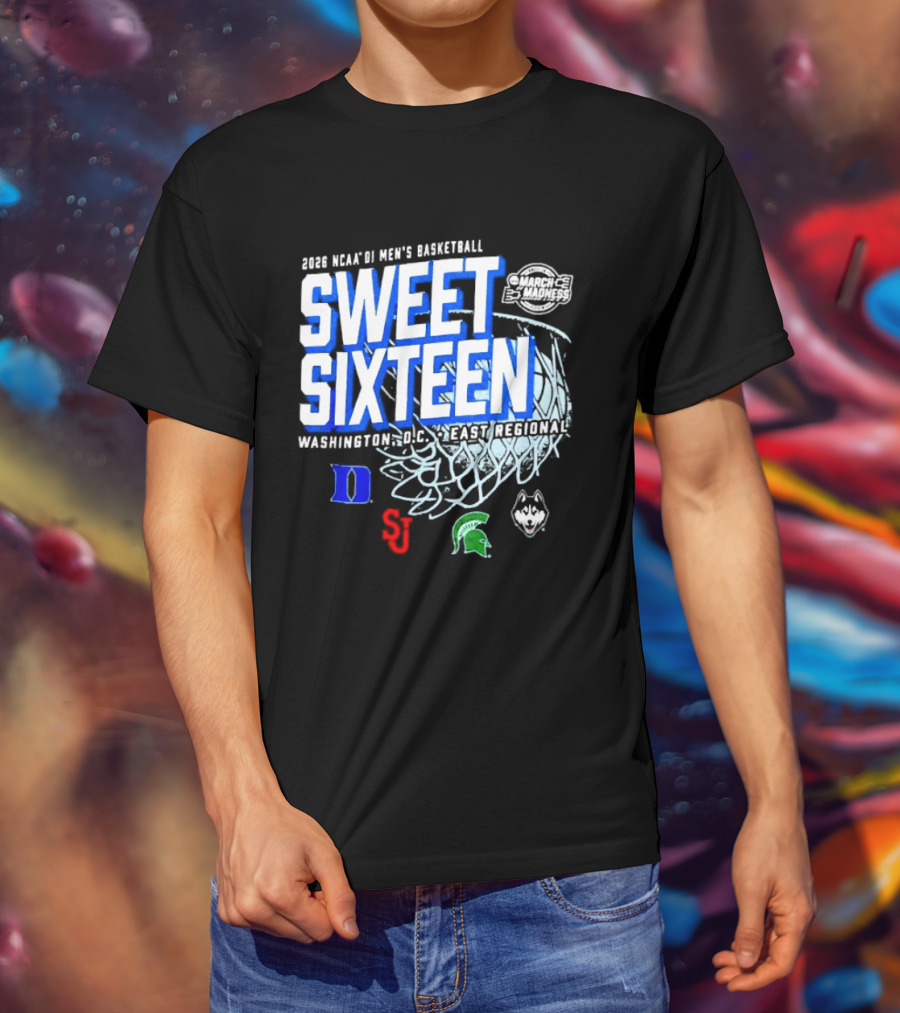 2026 NCAA Men's Basketball Sweet Sixteen Washington DC East Regional March Madness T-Shirt