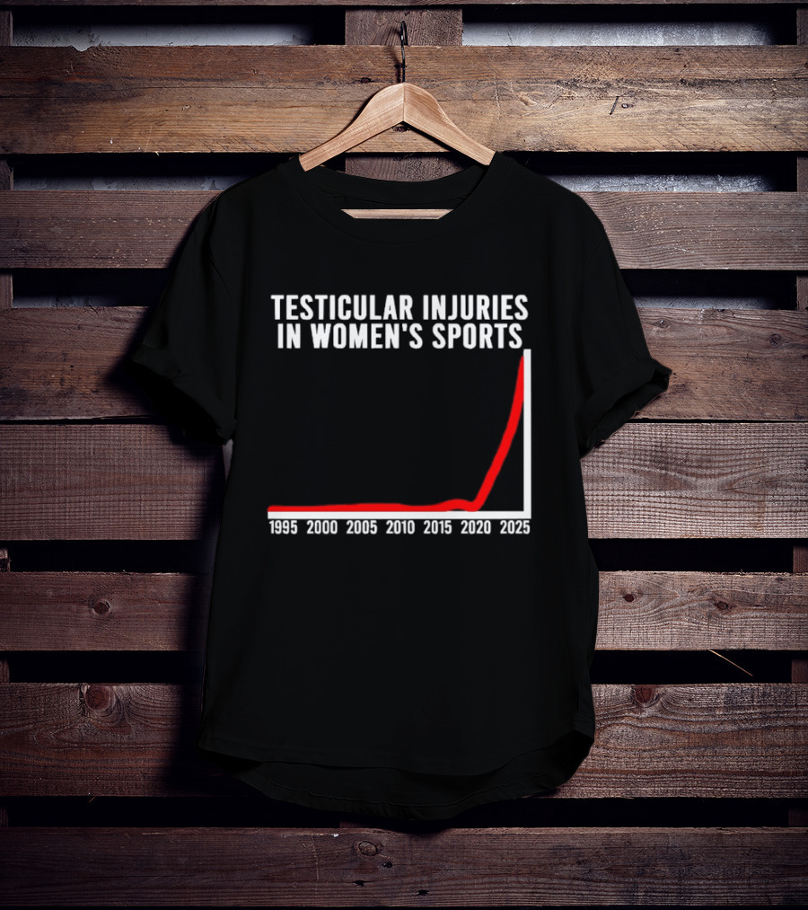 Graphical Humor Testicular Injuries In Women's Sports T-Shirt