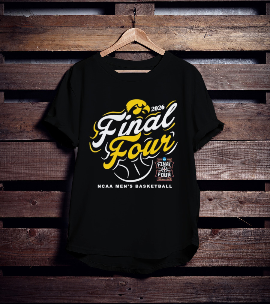 Iowa Hawkeyes 2026 Final Four NCAA Men's Basketball March Madness T-Shirt