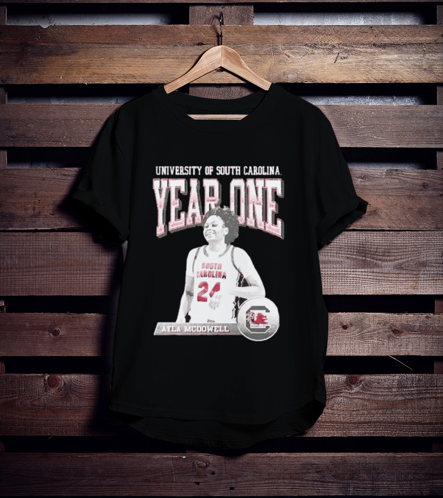 University Of South Carolina Year One Ayla McDowell South Carolina Gamecocks T-Shirt