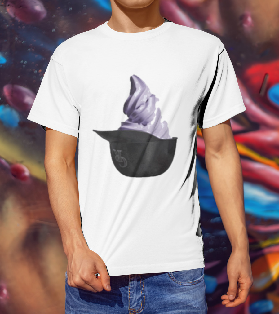 Colorado Rockies Boozy Ice Cream Purple Soft Serve Treat T-Shirt