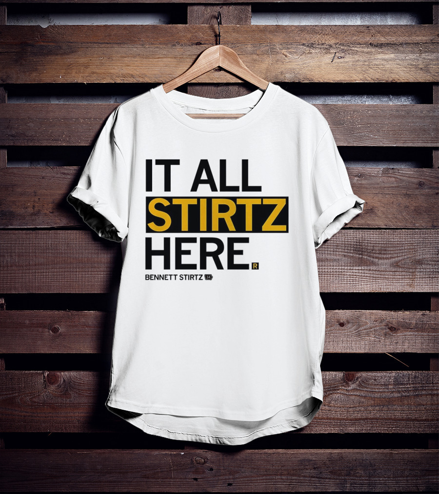 It All Stirtz Here Bennett Stirtz Iowa Hawkeyes Men's Basketball T-Shirt