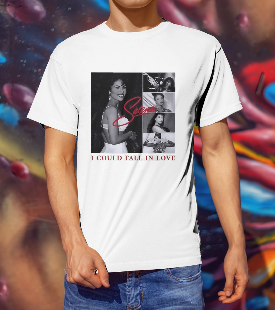Selena Quintanilla I Could Fall In Love Photomontage T-Shirt