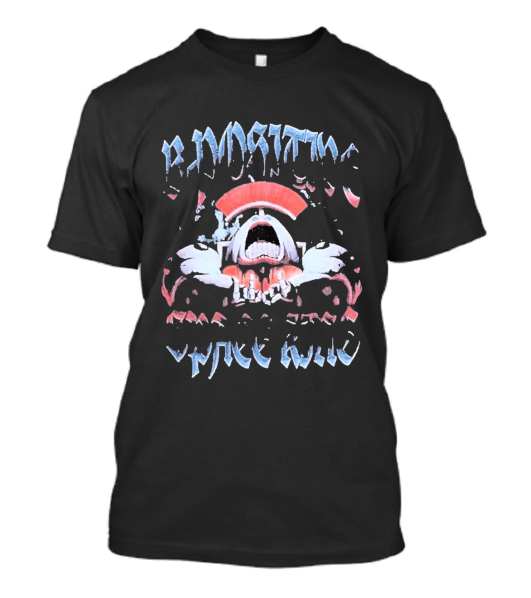 B Positive Space King Abstract Artful Expression T-Shirt