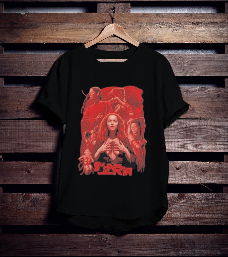 Suspiria 2018 Horror Movie Red Aesthetic Cast Collage T-Shirt