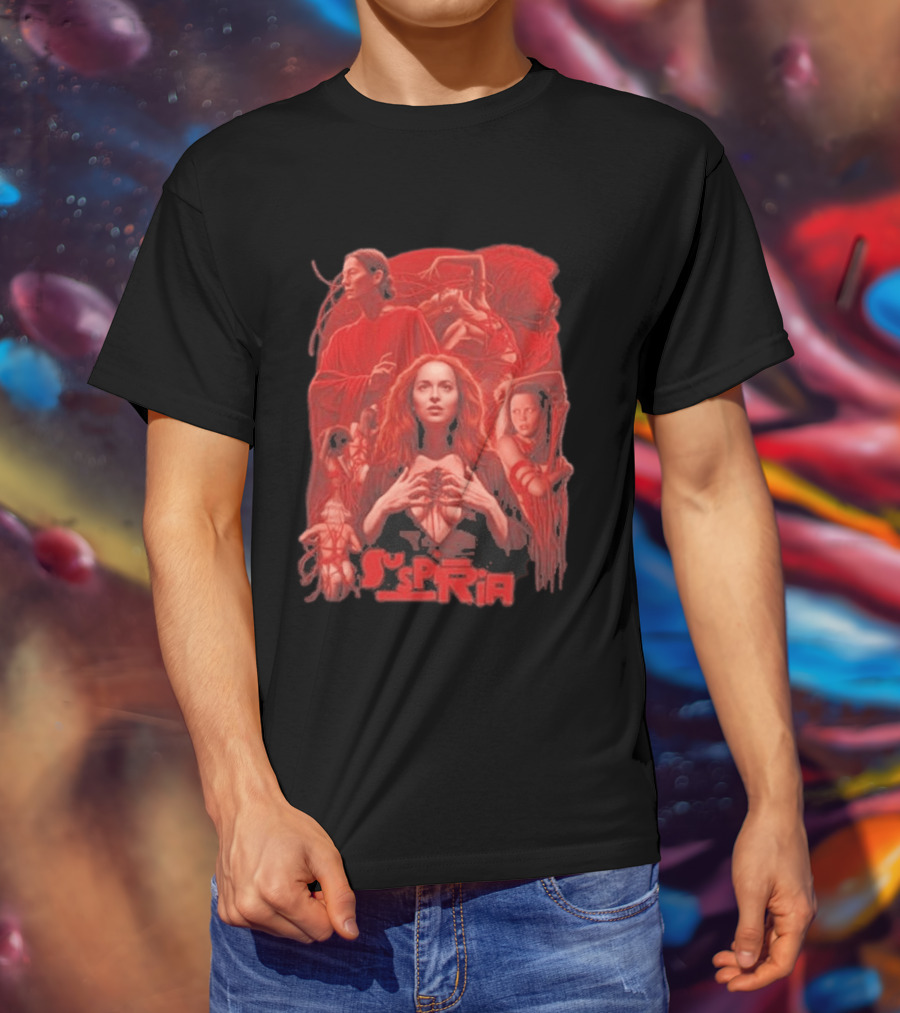 Suspiria 2018 Horror Movie Red Aesthetic Cast Collage T-Shirt