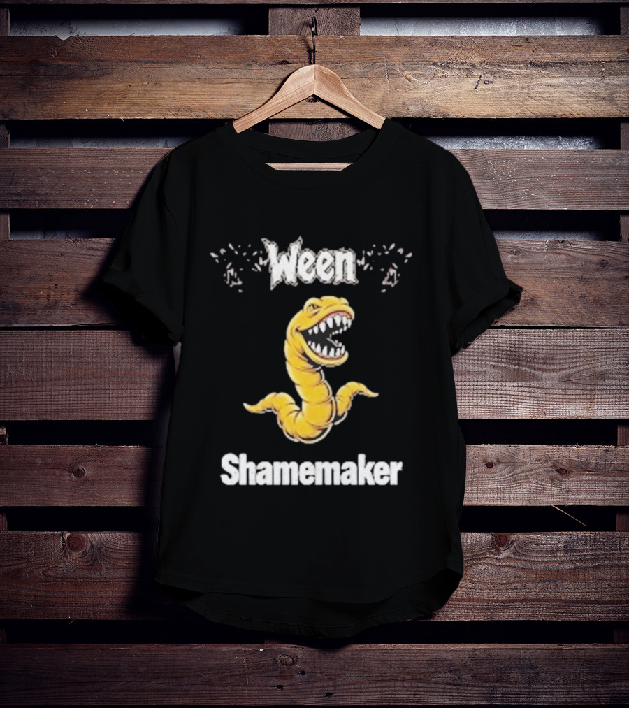 Ween Shamemaker Yellow Snake Teeth T-Shirt