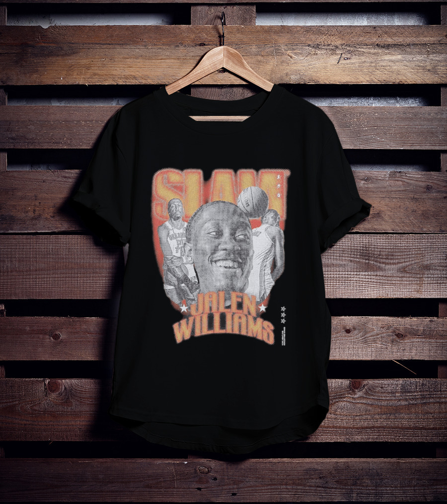 Slam Jalen Williams Oklahoma City Thunder Basketball Remix T-Shirt