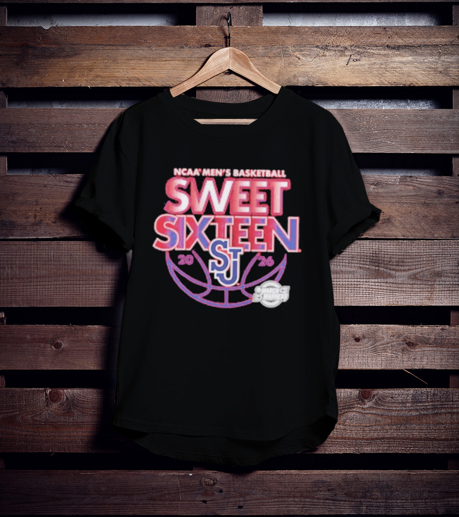 NCAA Men's Basketball Sweet Sixteen 2026 St. John's Red Storm T-Shirt