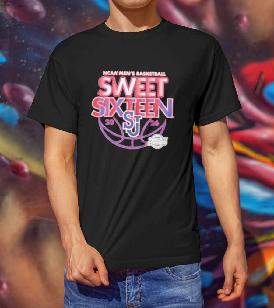 NCAA Men's Basketball Sweet Sixteen 2026 St. John's Red Storm T-Shirt