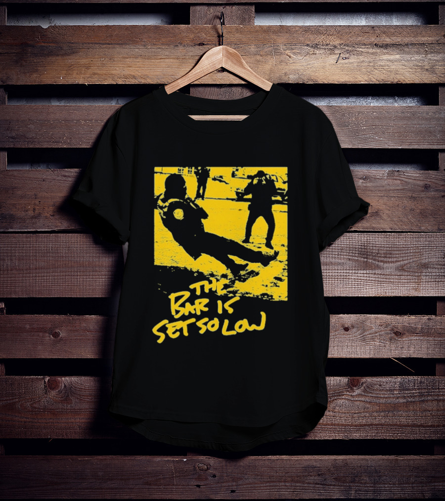 The Bar Is Set So Low Tug Of War Yellow T-Shirt