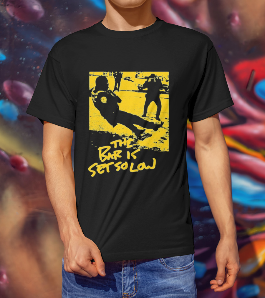 The Bar Is Set So Low Tug Of War Yellow T-Shirt