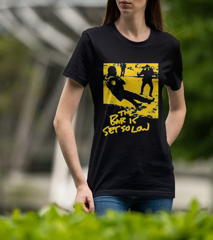 The Bar Is Set So Low Tug Of War Yellow T-Shirt