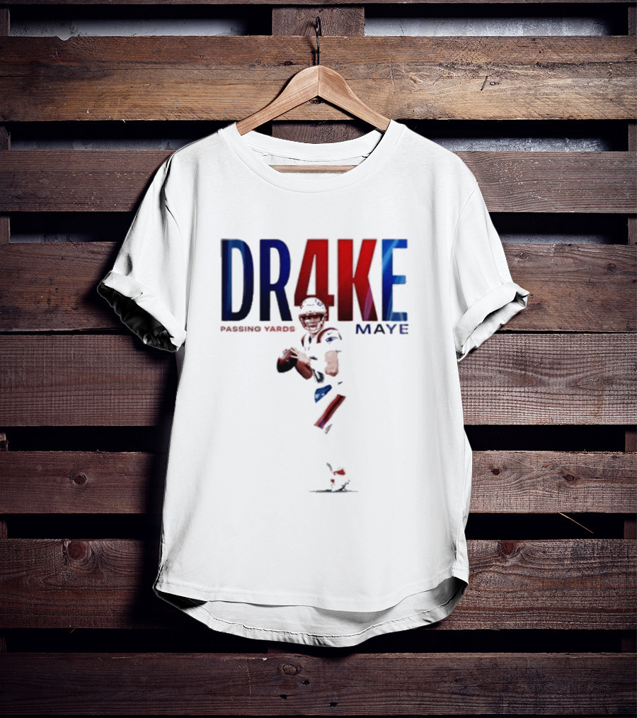 DRAKE MAYE 4K Passing Yards Football Quarterback T-Shirt