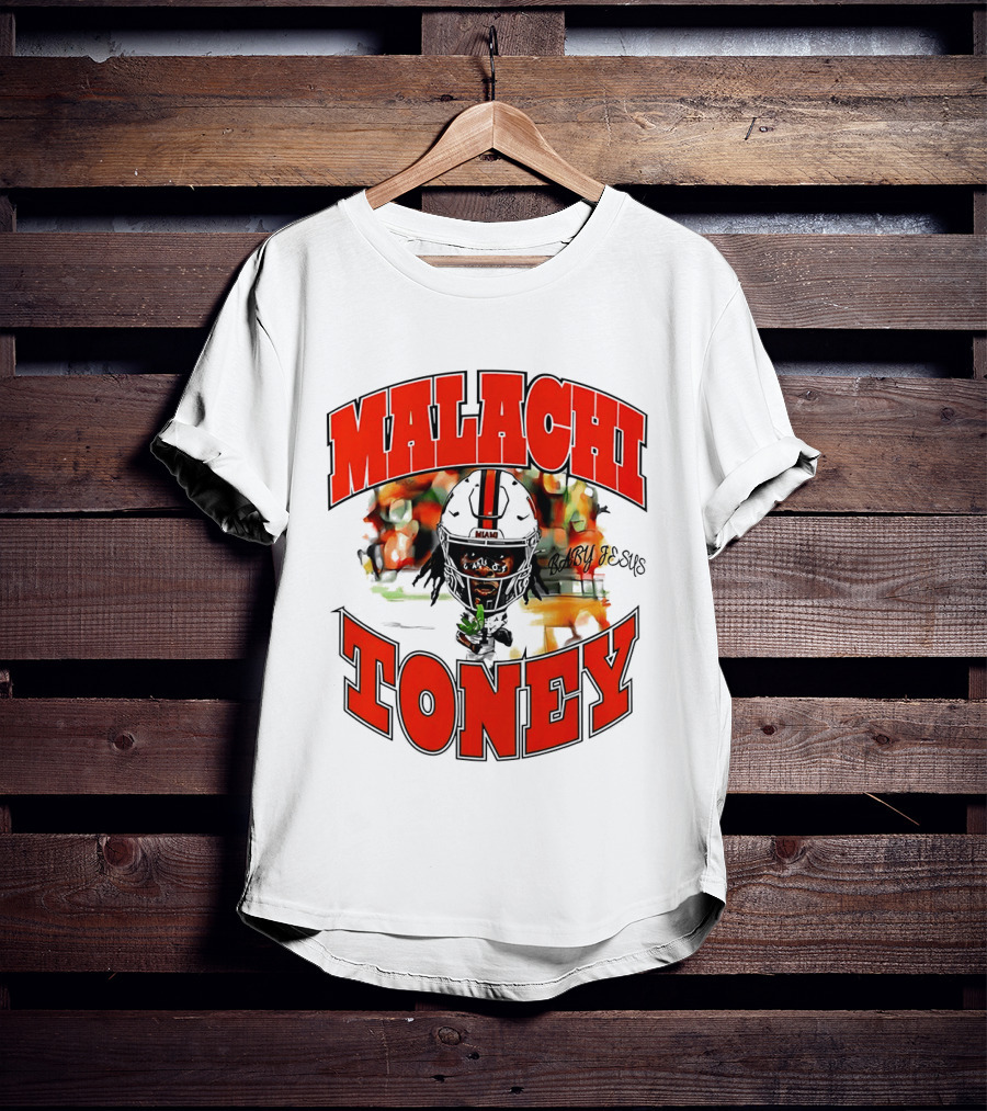 Malachi Toney Baby Jesus Miami Hurricanes T-Shirt