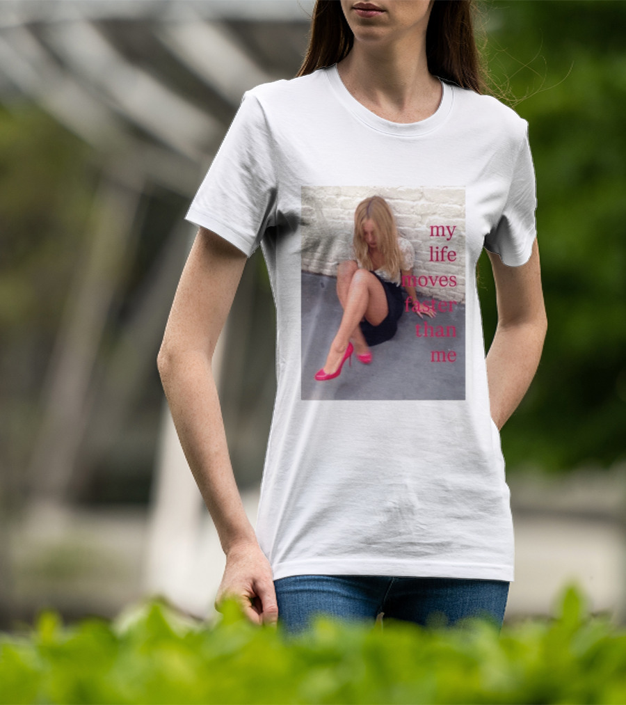 My Life Moves Faster Than Me Fashion Red Heels T-Shirt