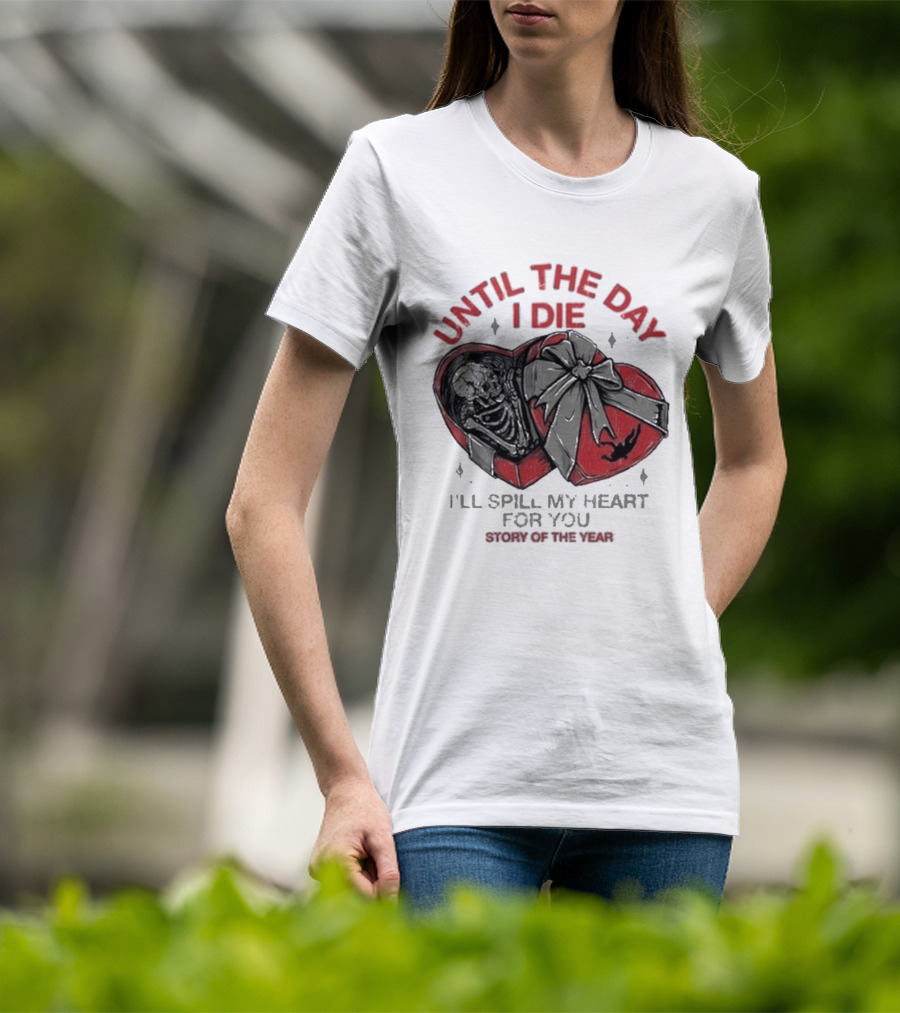 Story Of The Year Until The Day I Die Heart Box I'll Spill My Heart For You T-Shirt