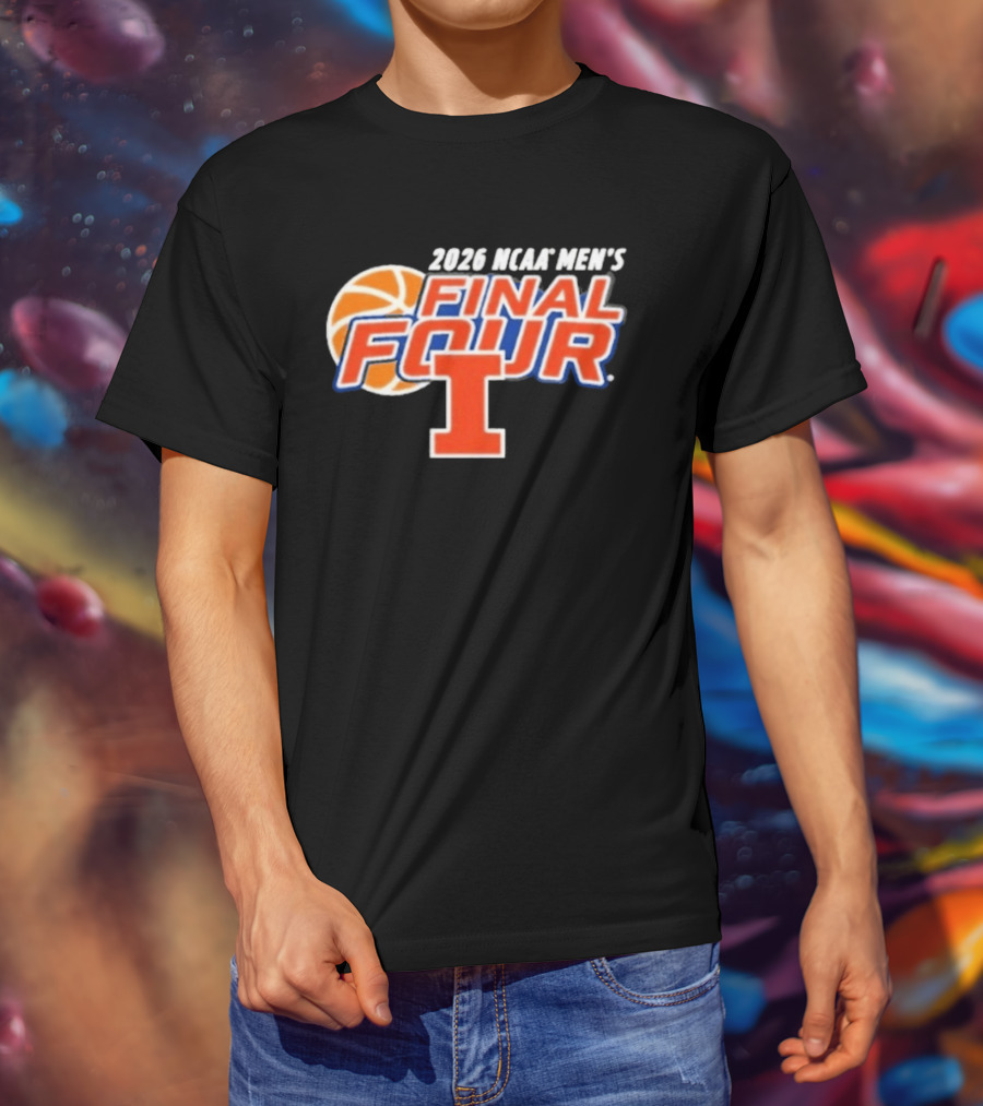 2026 NCAA Men's Final Four Illinois Fighting Illini T-Shirt