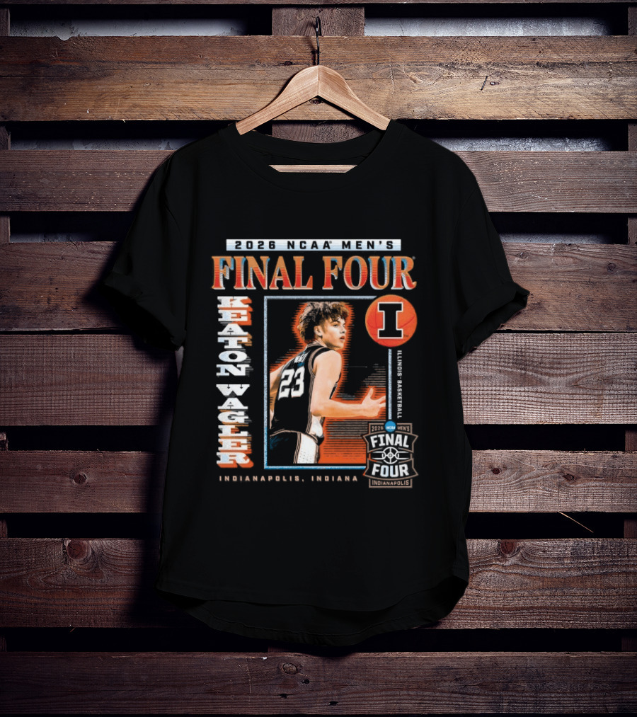 2026 NCAA Men's Final Four Keaton Wagler Indiana Basketball Indianapolis T-Shirt