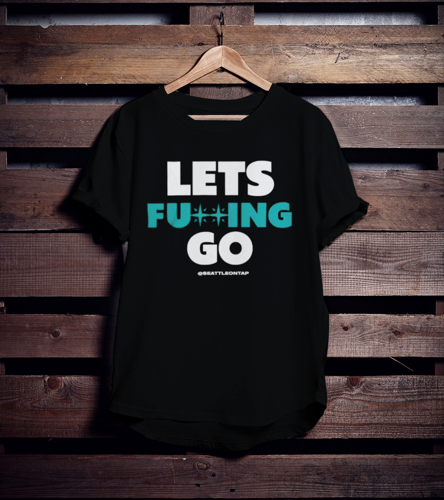 J. P. Crawford Seattle Mariners LETS F***ING GO MLB T-Shirt
