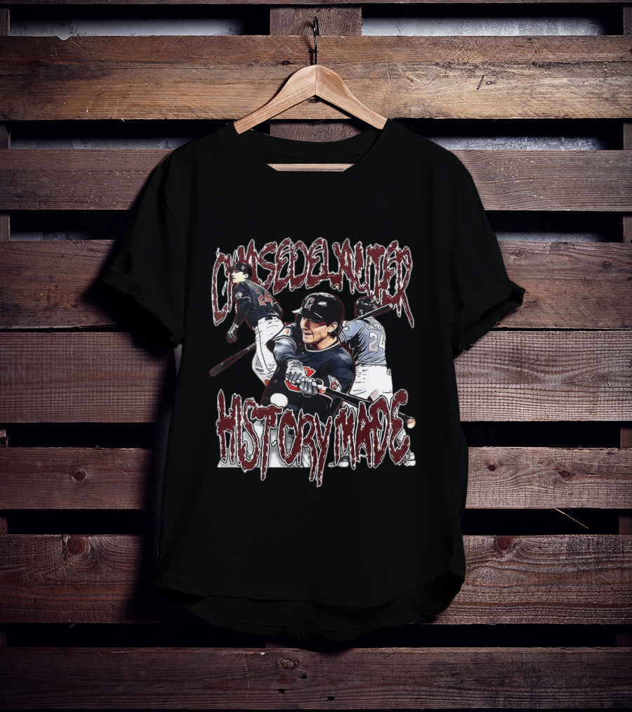 Chase Delauter History Made Cleveland Guardians Baseball Player 24 T-Shirt