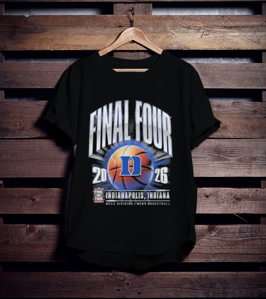 Duke Blue Devils 2026 Final Four NCAA Men's Basketball Tournament March Madness Indy T-Shirt