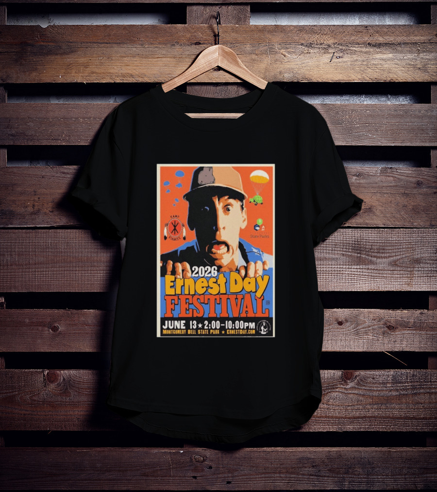2026 Ernest Day Festival June 13 Montgomery Bell State Park Kamp Kikakee State Parks T-Shirt